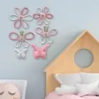 6Pcs Boho Nursery Decor Macrame Wall Hanging Girls Bathroom Dorm Accents
