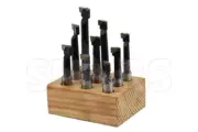Shars 3/8" Boring Bar Set C6 9 Pcs Carbide Tipped Bars 3/8" Shank LATHE TOOL #{