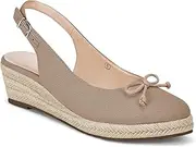 [Coutgo] Womens Closed Toe Espadrilles Wedges Shoes Platform Slingback Mid Low Heel Canvas Bow Dress Sandals
