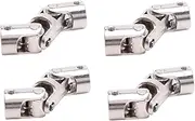 Mellisso 4X Rc Double Universal Joint Cardan Joint Gimbal Couplings with Screw,8X8mm