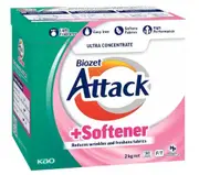 Biozet Attack Laundry Powder With Softener 2kg