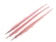 10 Feather - 18-22" Light Pink Bleached & Dyed Long Ringneck Pheasant Tail Craft
