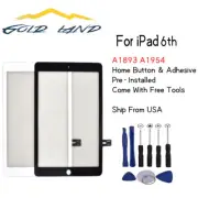 Touch Screen Glass Digitizer Replacement Kit For iPad 6 2018 With Home Button