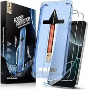 MAGIC JOHN 2 Pack for iPhone 16 Pro Max 6.9 inch Tempered Glass Screen Protector, Auto Dust-Elimination, Bubble Free, HD Clear, Easy Installation