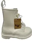 NEW! Dr Martens Women's 1460 Mono Smooth Leather White Lace Up boots Size 5