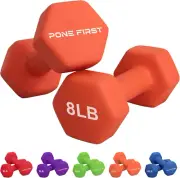 Dumbbell Hand Weight Pairs – Neoprene Dumbbell Exercise & Fitness for Home Gym E