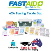 Fast Aid 4X4 Touring First Aid Kit, Tackle Box – 262 Pieces, Snake & Spider Guid