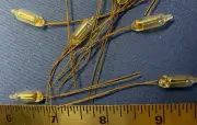 LIGHT BULB small VINTAGE LIGHT BULB LONG LEADS NO P/N NEW LAST ONES