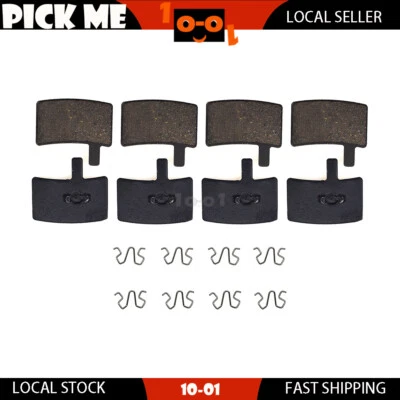 4 Pairs Organic Bicycle bike Disc Brake Pads For Hayes Caron