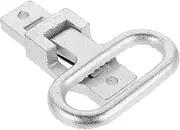 Generic Folding Ladder Handrail Step Stainless Steel Footstool Fit Boat Trailer Steps Ladder for Stairs Stake Pocket d Rings Uncle Mikes Sling Swivels Silver Ordinary Steel