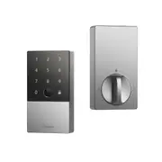 Aqara Smart Lock U100 with E1 Hub Kit Silver (Deadbolt Lock/Easy Installation, Multiple unlock method, IP65 Rating, Support Apple Wallet/HomeKit)