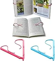 CCeCCe 2 Pack Music Book Clips Music Stand Page Holder Lightweight Portable Sheet Music Stand Holder Hands Free Reading Bracket Clamp for Hymn Book Document Paper Music Cookbook Travel