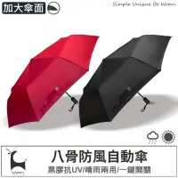 在飛比找蝦皮商城優惠-【現貨】防風雨傘 自動傘 黑膠不透光 雙人傘 傘 抗UV雨傘