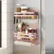 冰箱磁鐵置物架 冰箱 置物架 磁吸式 冰箱 置物架 側邊 冰箱置物架多功能磁吸側壁側邊側麵收納架廚房保鮮膜袋冰箱側掛架