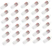 OFFIGAM 50Pcs Clear Glass Dropper Bottles Essential Oil Vials for DIY Aromatherapy Leak Design Portable Travel for Storing Perfumes and Fragrance Oils