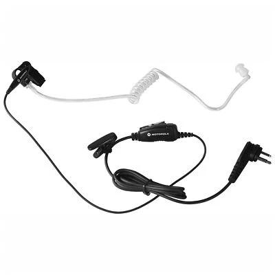 Motorola 1-Wire Surveillance Earpiece with In-line Clip PTT Mic