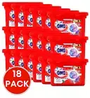OMO 3-in-1 Laundry Capsules Fresh Lavender Front & Top Loader Pk15 (270 Cap x 18