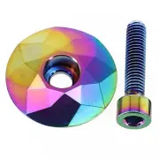 Fade resistant Bike Headset Top Cap Cover with smooth and round
