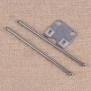 Silver Steel Valve Push Rod Guide Plate Engines Fits for H-da GX120 GX160 GX200 Parts Replacement