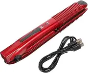 HONMEET Cordless Mini Travel Hair Straightener Wireless Hair Curling Iron Portable Styling Tool