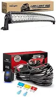 LED Light Bar 42Inch 240W Curved Spot Flood Combo Led off Road Lights with 12V 5