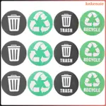 垃圾桶標籤垃圾回收貼紙垃圾桶標誌符號標誌貼紙回收貼花 KNKENAIE