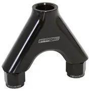 Aeroflow Billet Y-Piece, AF939-08-10BLK