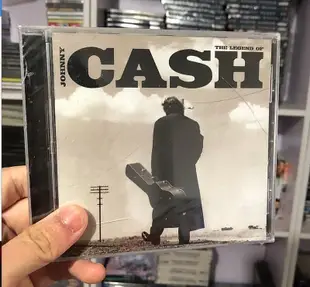 眾信優品 CD Johnny Cash  The Legend of 正版全新未拆 專輯