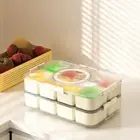 Large Capacity Refrigerator Storage Box Plastic Snack Food Container Candy