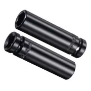 1/2” Drive 14mm Deep Impact Socket CR-V Steel for Repairs, 2 Pieces