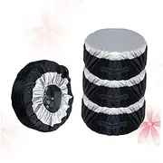 2pcs Car Wheel Tire Cover Portable Tire Plug Kit Car Tire Rim Protectors Tire Storage Bags Air Truck Wheels Rechargeable Scooter Bin Fixaflat Solid Tire Steering Waterproof Liner