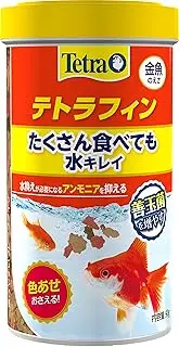 Tetra Tetrafin 90g Goldfish Staple Food Digestive Food to Reduce Goldfish Drops Inhibits Ammonia, Good Bacteria, Water Flavored