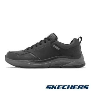 Skechers 休閒鞋 Benago-Hombr 男鞋 黑 全黑 防水鞋面 記憶鞋墊 緩衝 運動鞋 210021BKGY