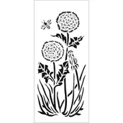 The Crafters Workshop Dandelion Puffs Stencil