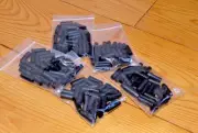 150 Genuine Jagwire Shifter Cable Housing Ferrules, 4mmx30pcs x 5, Plastic, New