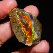 Ethiopian Opal Rough 100% Natural Gemstone Raw 42.5 Ct. 31X26X8 mm AQ-551