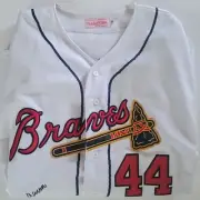 HANK AARON Atlanta Braves Mitchell & Ness Jersey