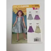 New Look Sewing Pattern 6063 Size A (1/2-4) Child's Dress and Headband