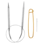 16" Circular Knitting Needles Set US 9/5.5mm Needles 4.13" Stainless Steel