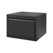 Pinnacle 510 x 350 x 510mm Black Heavy Duty Single Drawer - Single Drawer