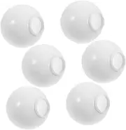 NAMOARLY Led Bulb Cover Round Light Diffuser Fog Heat Resistant Easy to Install Spherical Led Cover Lampshade for Light Distribution