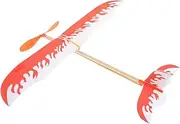 ERINGOGO Rubber Band Airplane Kit Vintage Metal Biplane Model Build Play Toy Set for Kids Enhance Creativity Skills