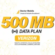 500MB 5G Data Plan on Verizon with SIM / eSIM | Tablet | Hotspot | Router & More