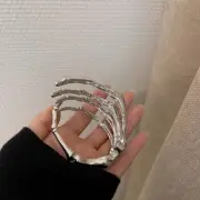 Skull Hand Band Adjustable Skeleton Arm Ring Claw Bracelet for Women Men