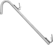 Stainless Steel Meat Hanging Hooks for BBQ Grilling Heavy Duty Hooks for Bacon Sausage and Vegetables Versatile Skewers for Efficient Grilling and Easy Cleaning