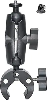 Fotoleey Motorcycle Mount for Insta360 X3/X2/, Ace Pro, Ace, One RS- Camera Bicycle Mount Handlebar Clamp Compatible with GoPro Hero 12/11/10/9/8