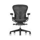 【Herman Miller】Aeron2.0 全功能 尼龍腳 石墨色 B SIZE DW扶手(功能最頂配☆ 經典再進化 二代人體工學椅)