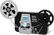 Super Film Scanner 8/8mm Digital Roll Converter (Film to Roll 3", 5", 7" and 9"), Video Digitizer with LCD Display 2.4" 1080P and SD Memory Card 32GB