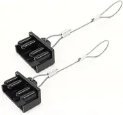 2pcs Dust Cap Black Anderson Plug Cover Style Connectors 50AMP Battery