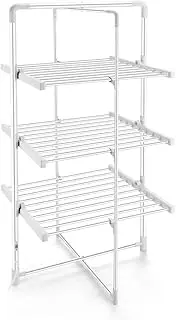 Maxkon Electric Heated Towel Foldable Drying Rack Clothes Airer Rack Dryer Warmer Stand 3-Tier 200W